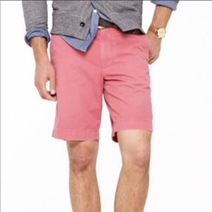 9”  red/pink shorts